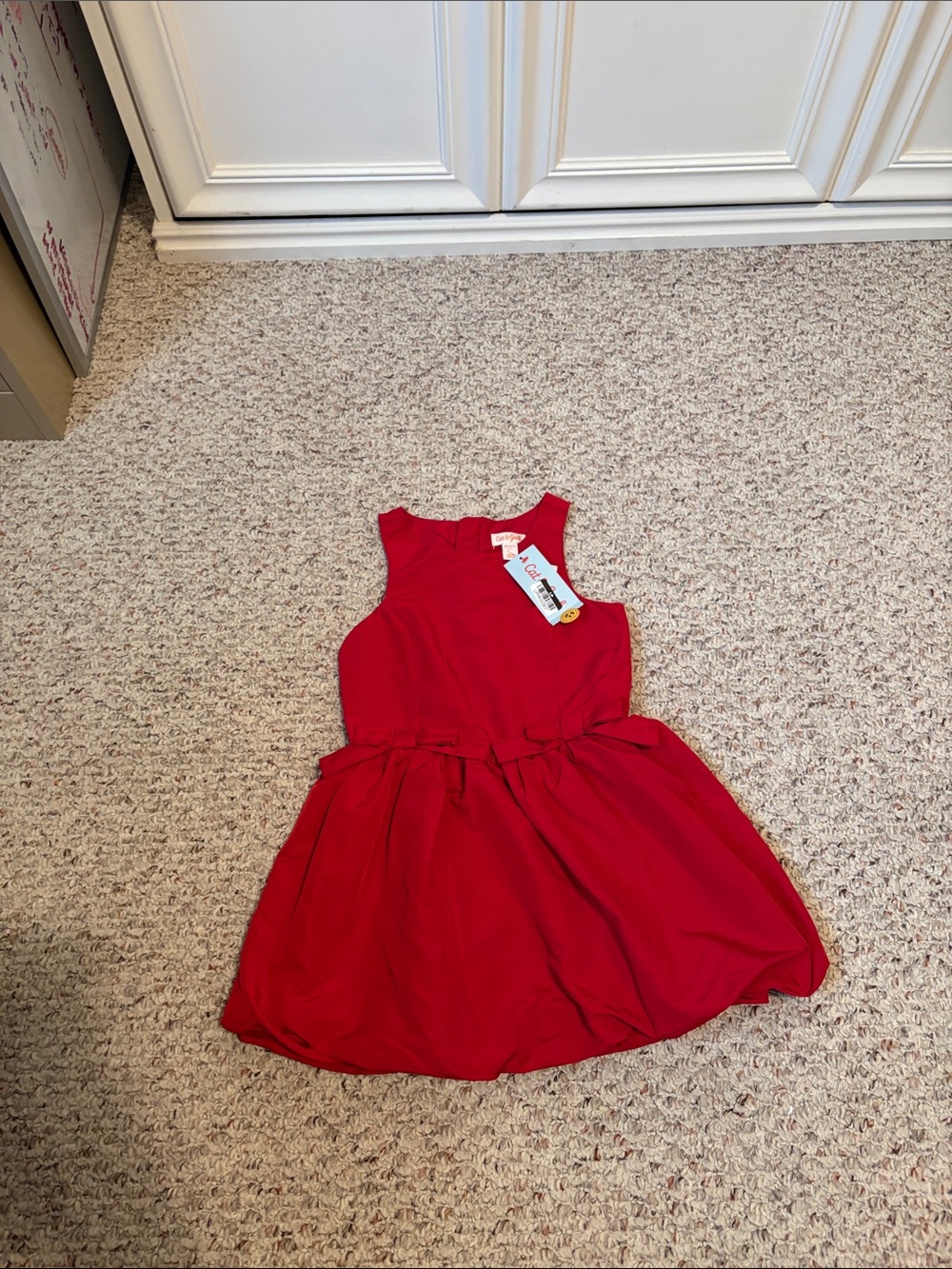 Cat & Jack Red Sleeveless Party Dress for Girls